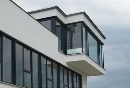Glasvorbau an Haus, Erkervorbau WERU Glasvorbau an Haus, Erkervorbau WERU